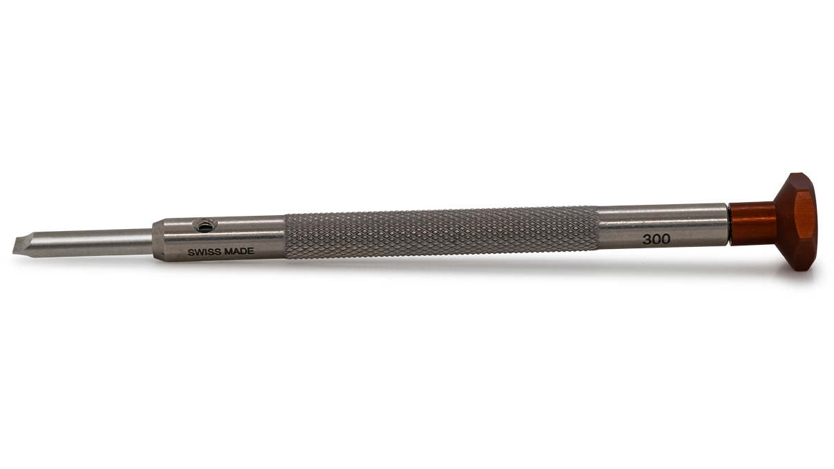 Ergo Screwdriver, Slot (T), 3 mm, Stainless steel