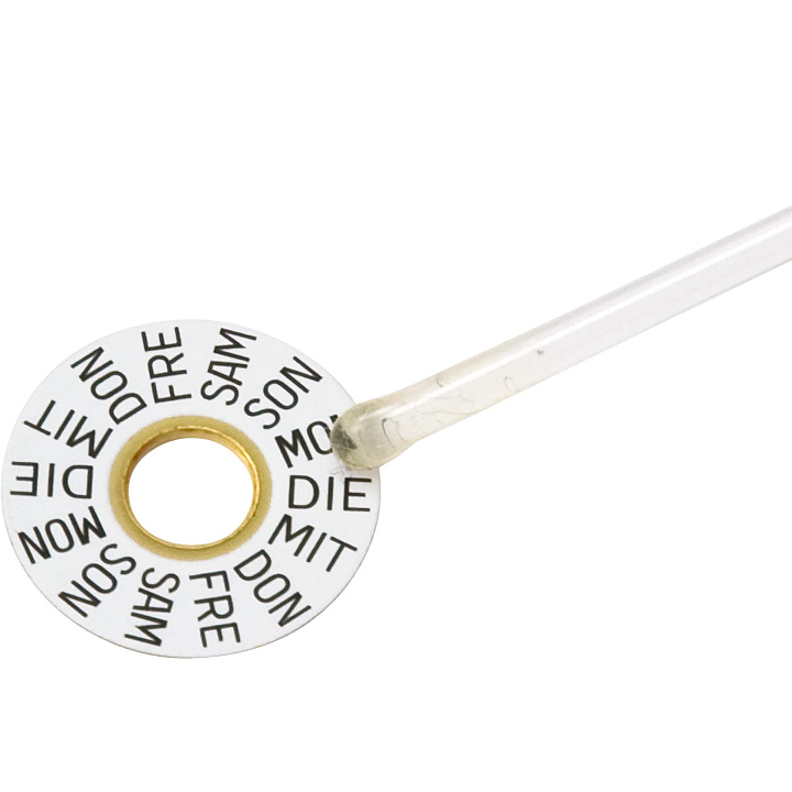 Reinigungsstäbchen mit haftender Spitze, Ø 2 mm, 150 mm, Inkl. Reinigungspad