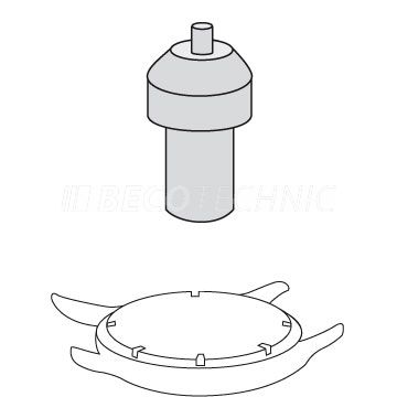 Adjustable jaws for Aqua Fix for watch cases with slots (vacuum hardened)