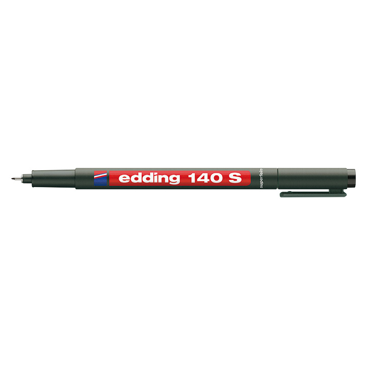 Edding 140 S, permanent marker pen, black