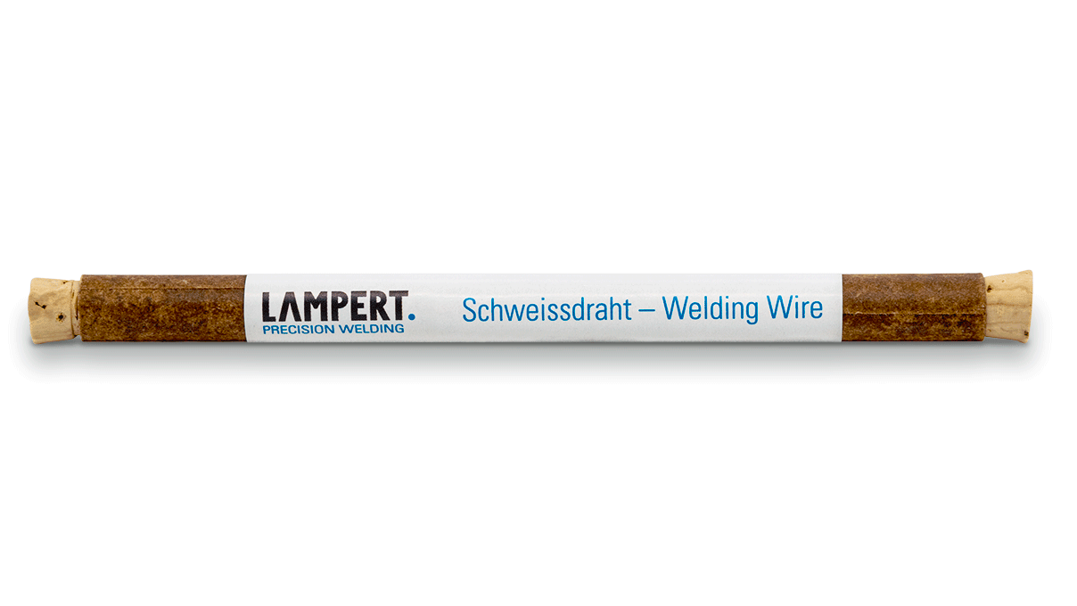 Lampert Schweißdraht Au 750 Pd, für 750/- Weißgold, Ø 0,25 x 500 mm