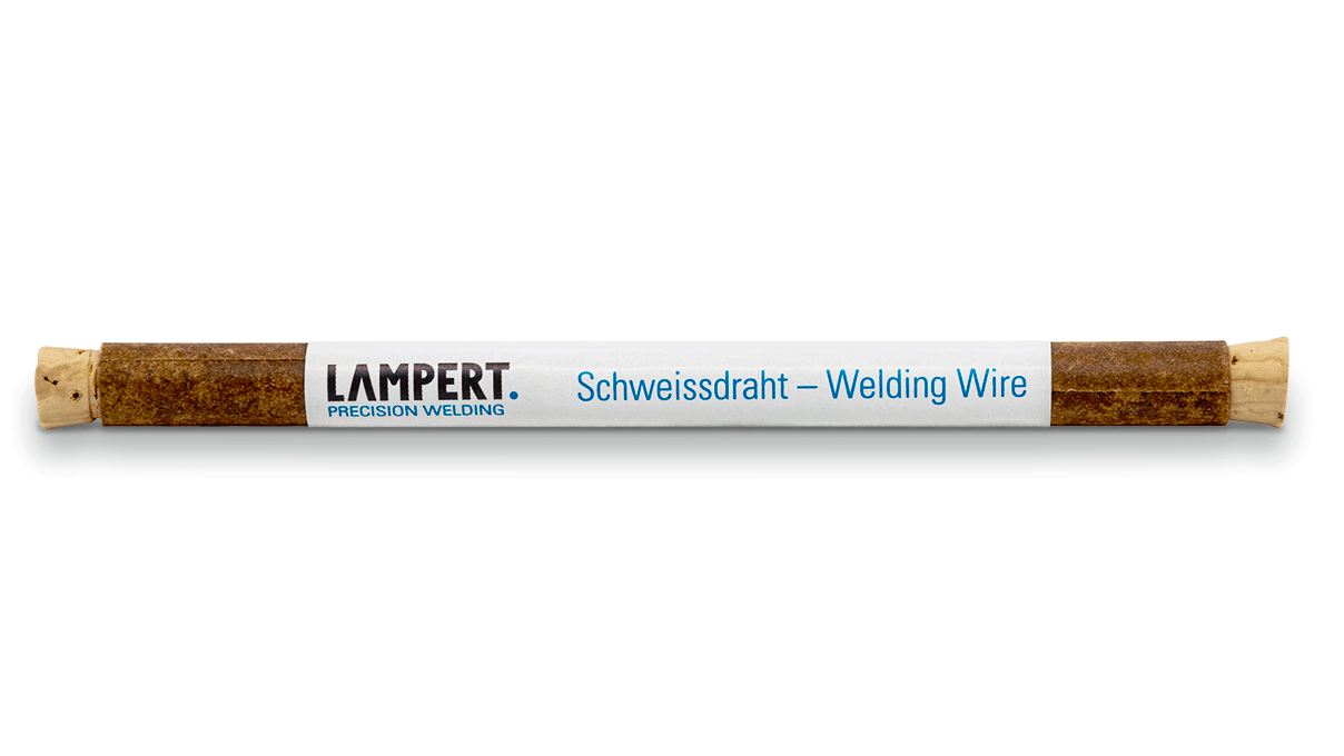 Lampert Schweißdraht Au 585 Rose, für 585/- Roségold, Ø 0,45 x 300 mm