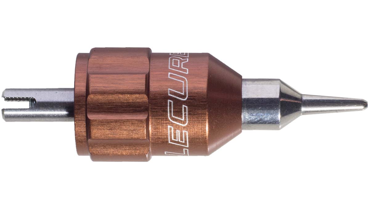 Lecureux screwdriver head Screw-On, Ø 2,5 mm, brown, with bit holder