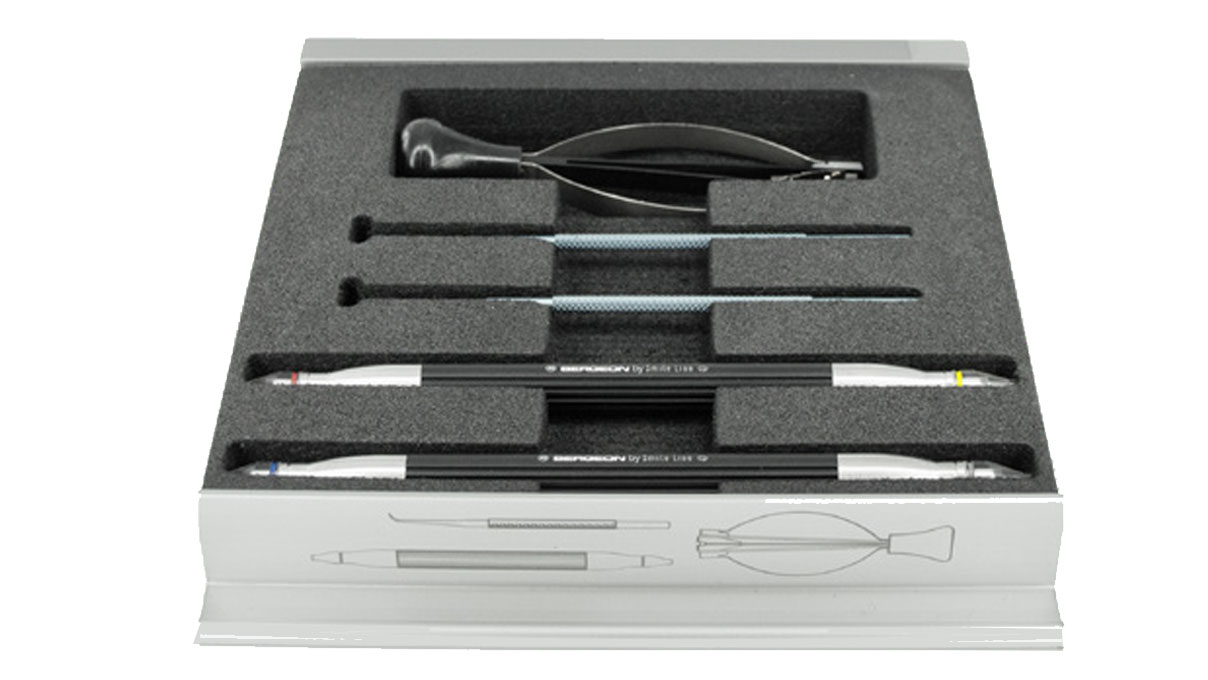 Bergeon 7014-G-V4 aluminum drawer cabinet (B-Cube)