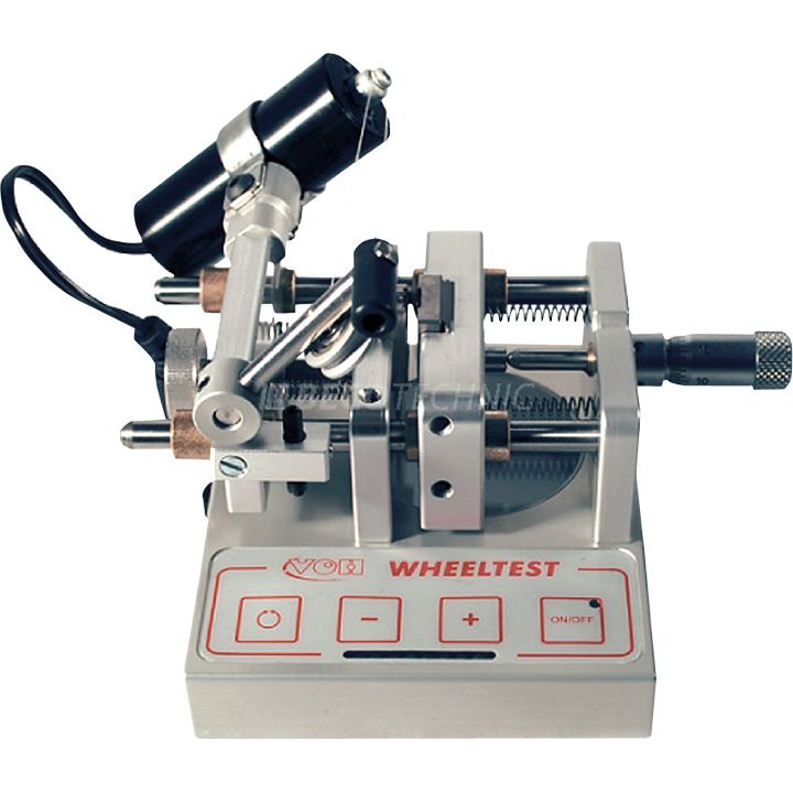 VOH Wheeltest 1 to check the circular working of spare parts (slow speed rotation)