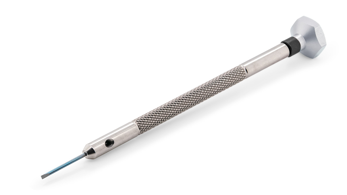 VOH screwdriver, blade 0,6 mm, light grey