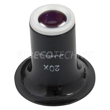 Asco watchmaker magnifier C2, 20x magnification, aplanatic, bluish lens
