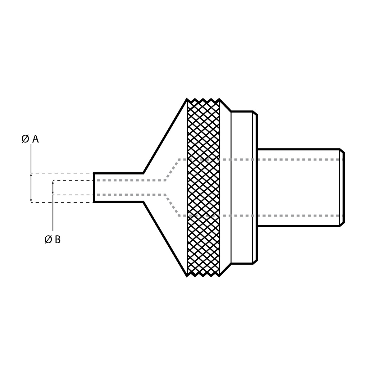 Ambösschen flach HORIA N°230 Ø ext. 3.60 mm - Ø int. 2.40 mm