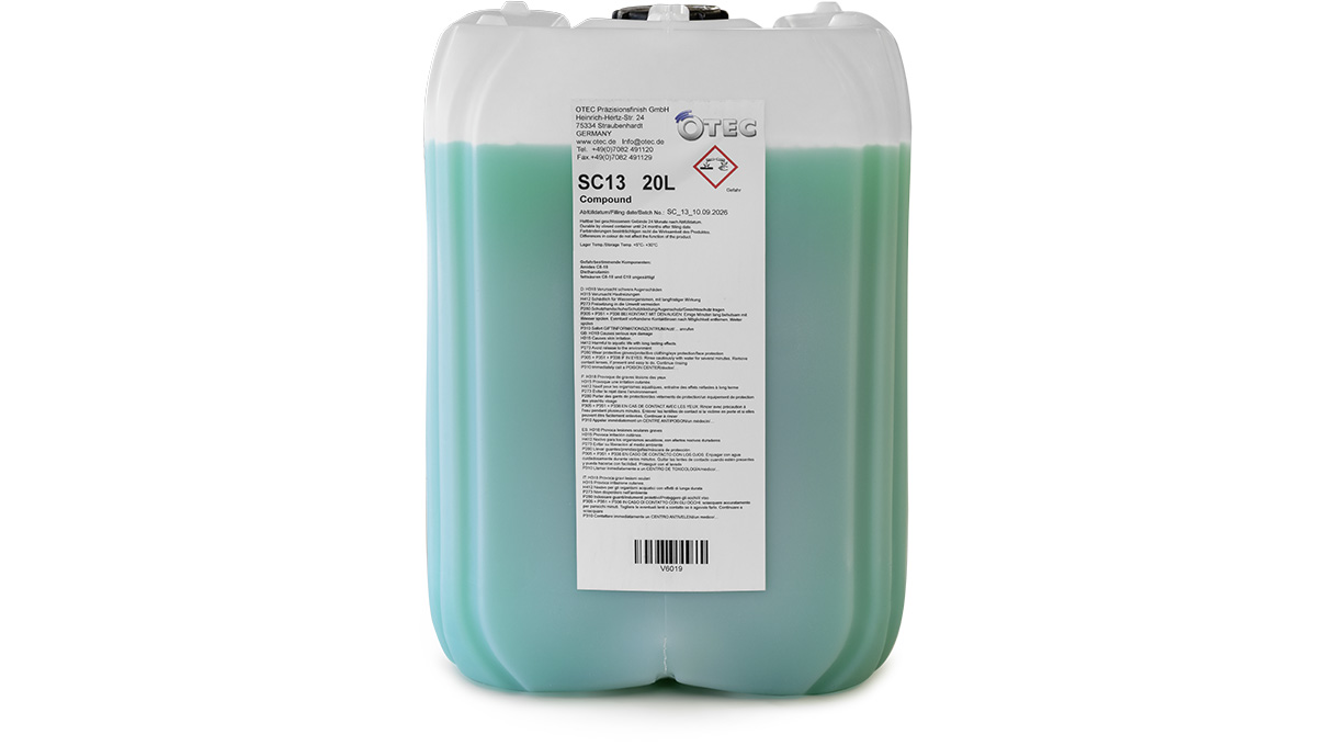 Pasta abrasiva SC 13 para molienda húmeda, 20 l