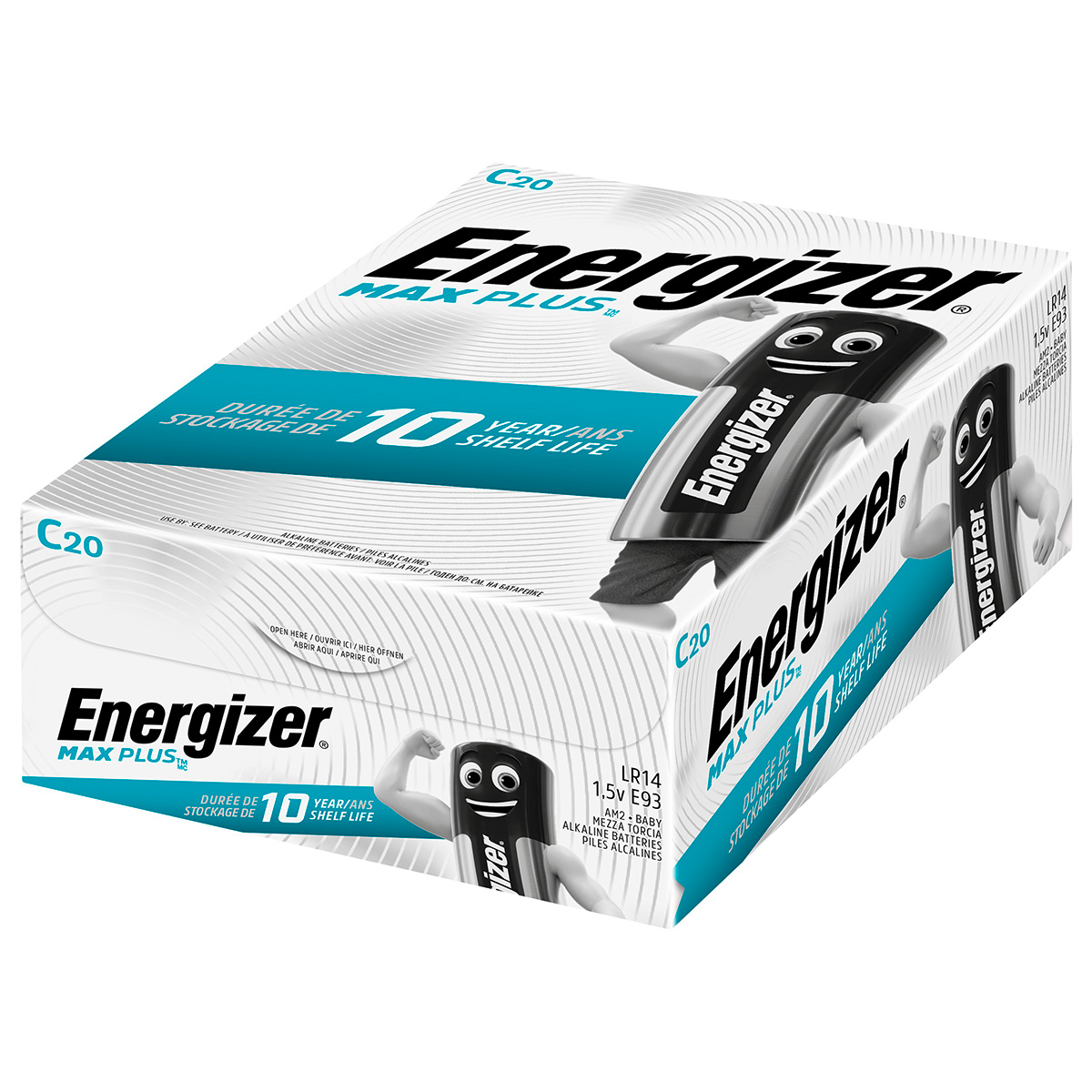 Energizer Max Plus Baby 1,5 V, LR14/C/E93/AM2