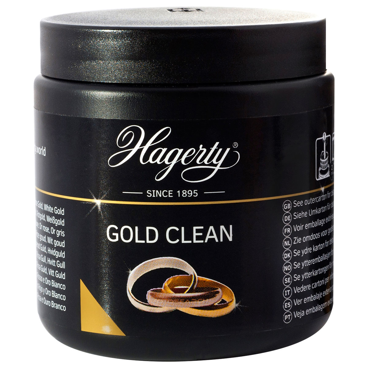 Hagerty Gold Clean, dipping bath for gold, 170 ml