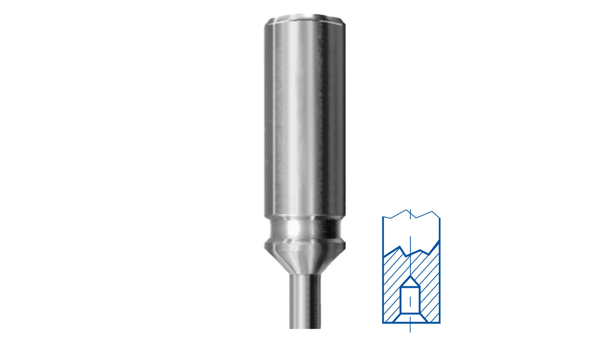 Bergeon 30521-1 concave persstempel, Ø 0,65 mm