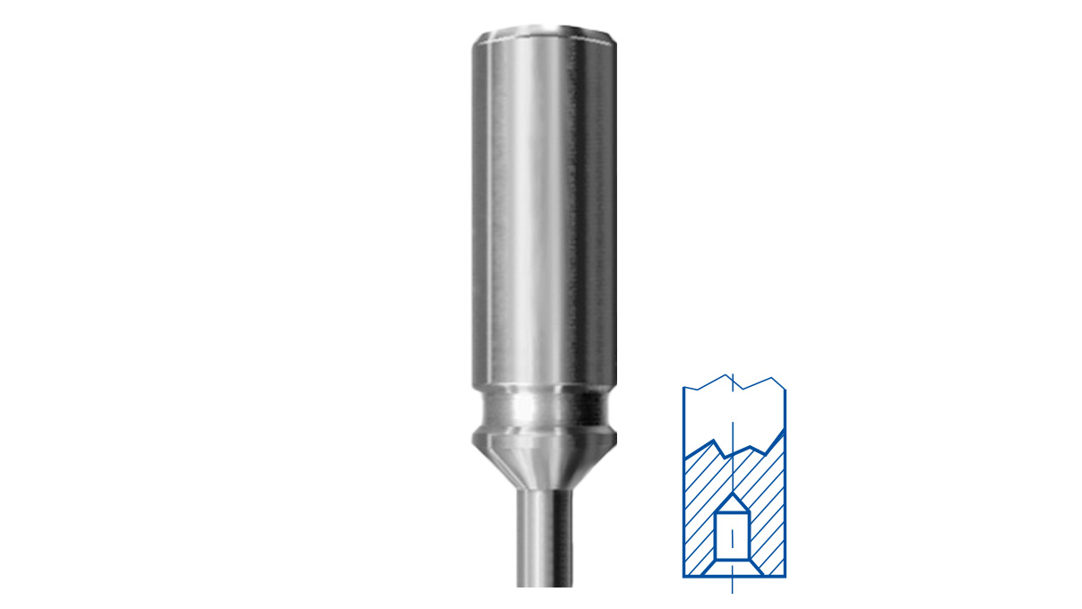 Bergeon 30521-1 konkaver Pressstempel, Ø 0,75 mm