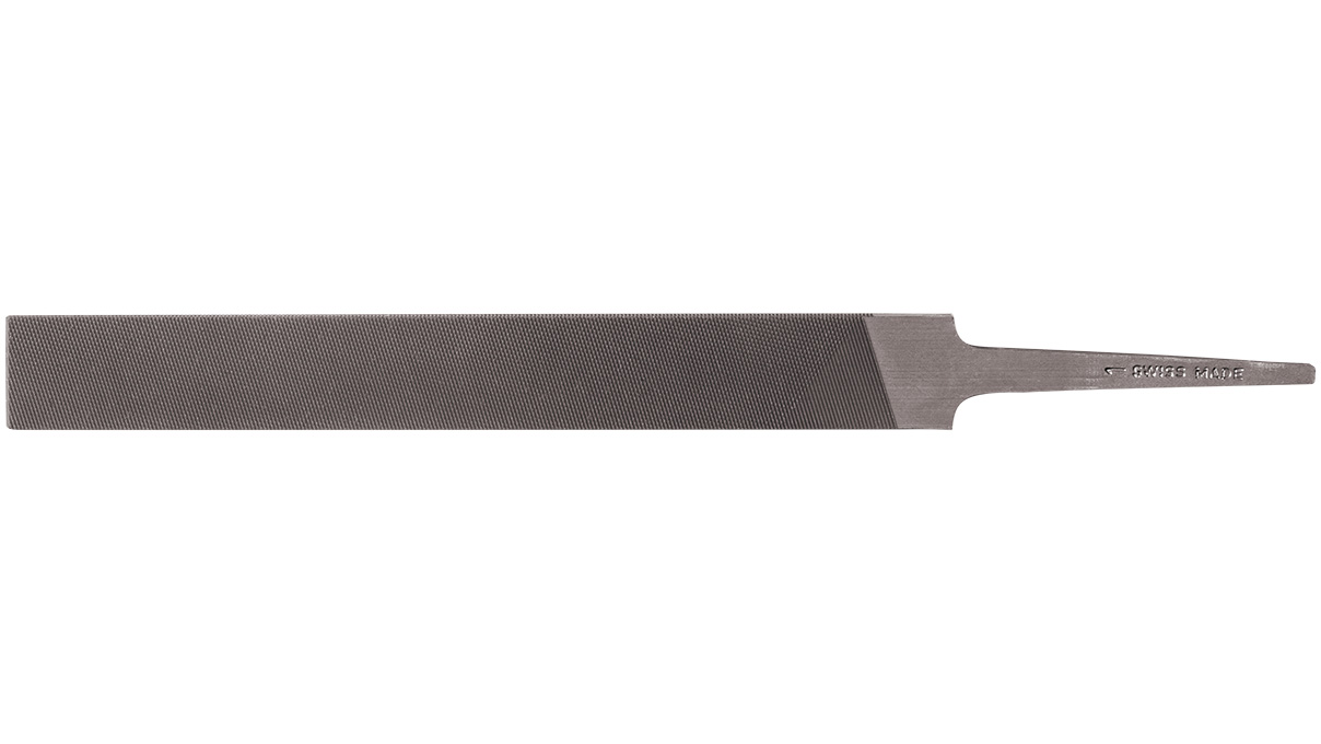 Vallorbe Präzisionsfeile, flachstumpf, 150 mm, Hieb 1