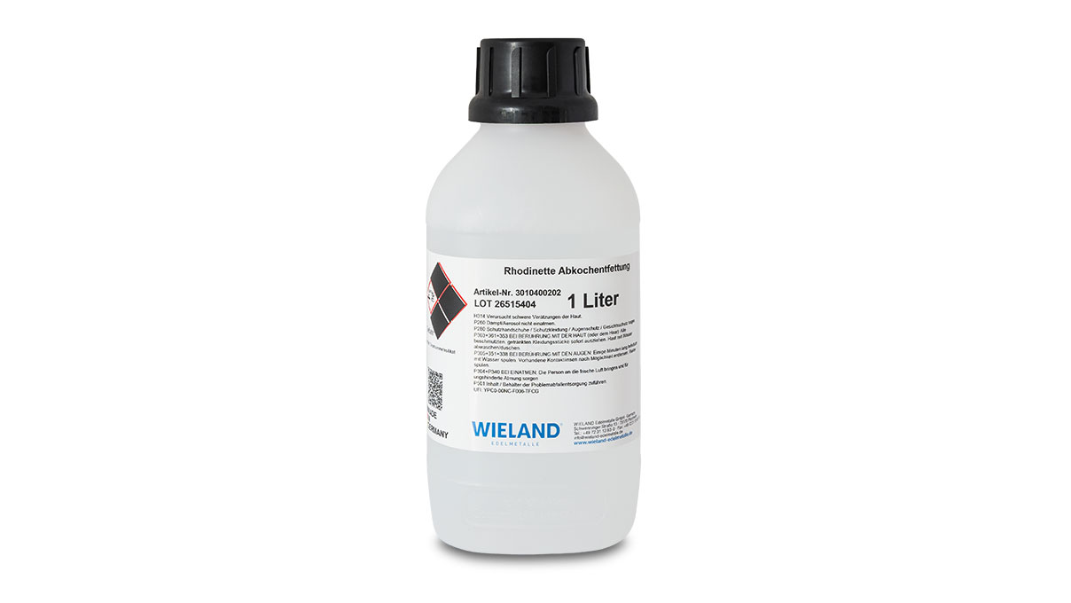 Rhodinette Electrolytic degreasing, decoction degreasing, 1 l