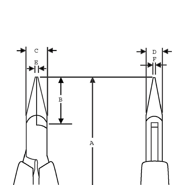 Lindstrom Flachzange, Länge 120  mm N° 7893