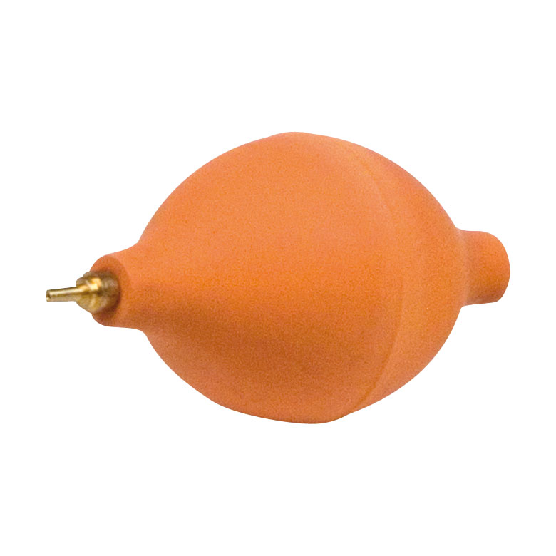 Soplador de polvo, en forma de pera, con el sistema de válvula de admisión