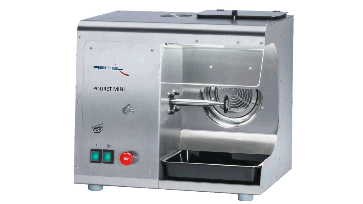 Reitel Poliret Mini polijstmachine, met afzuiging, 1 werkstation