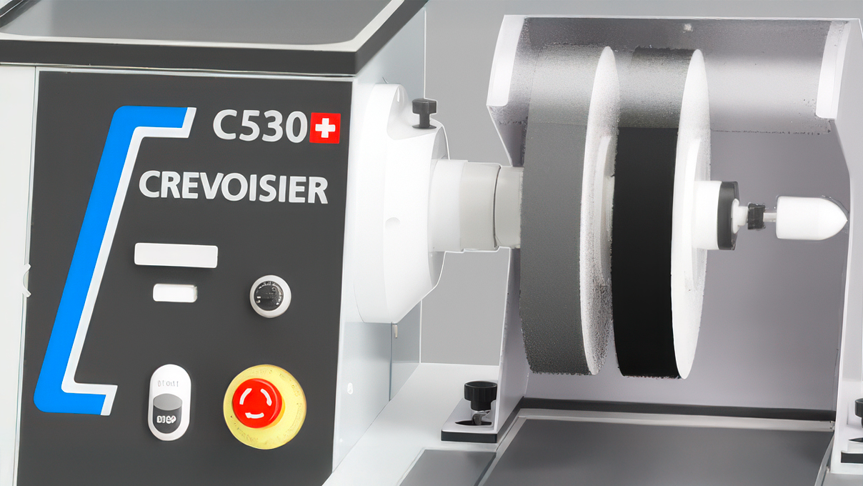 Crevoisier C530 : Machine de finition universelle (M12) à fixer sur un établi (230 V)