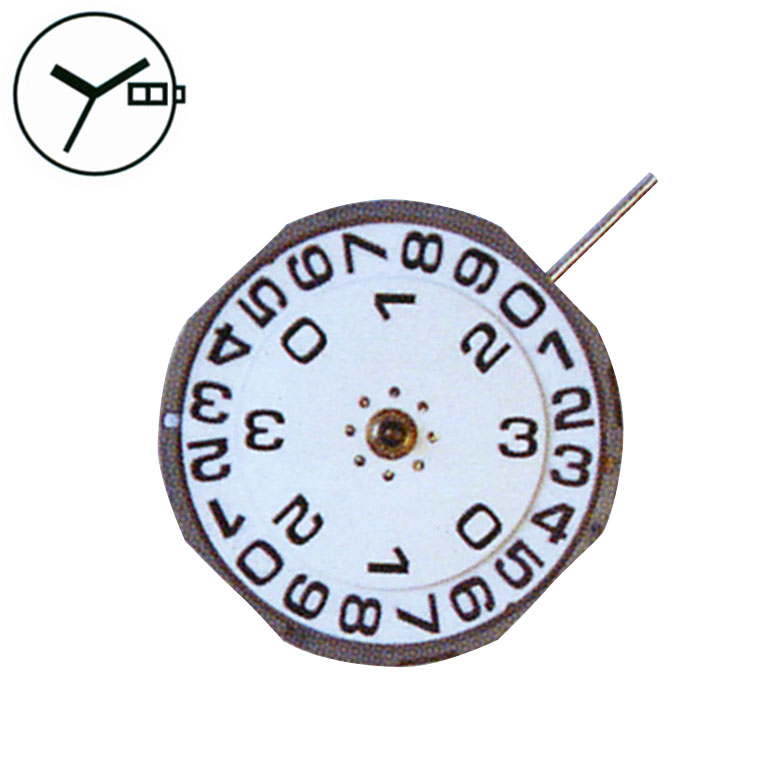 AU-Werk Miyota 1M50 10 1/2''' DATE3 SC BIG DATE Quarz (364 | SR621SW)