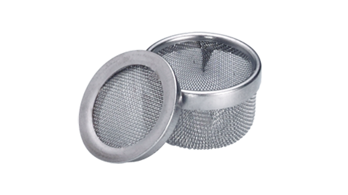 Cápsula de tamiz, metal, Ø 20 mm, con tapa de prensa