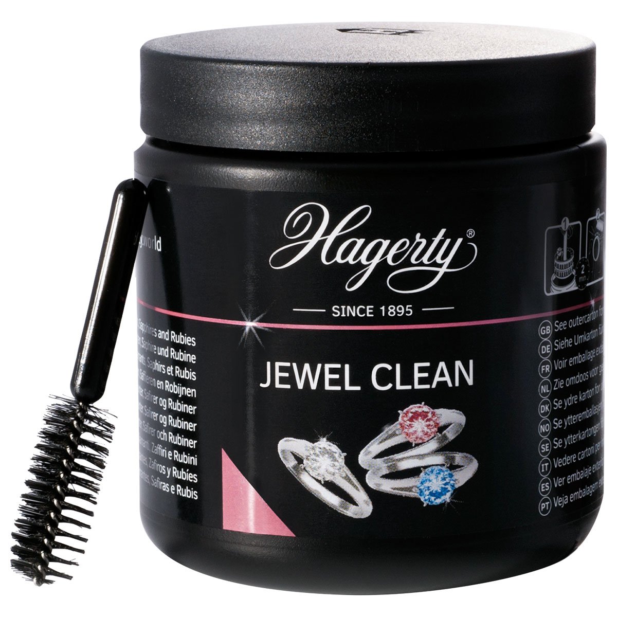 Hagerty Jewel Clean, dipping bath for jewels, 170 ml