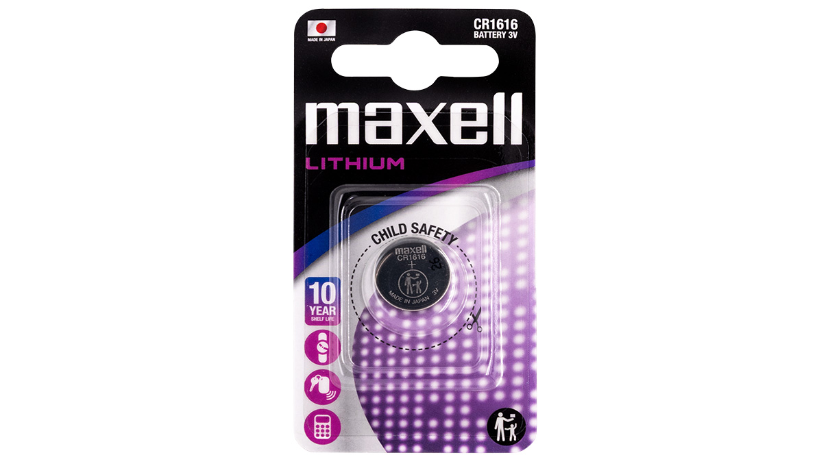 Maxell CR 1616  Lithium 1er Blister