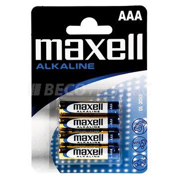 Maxell LR03 Alkaline 4er Blister, AAA Batterie