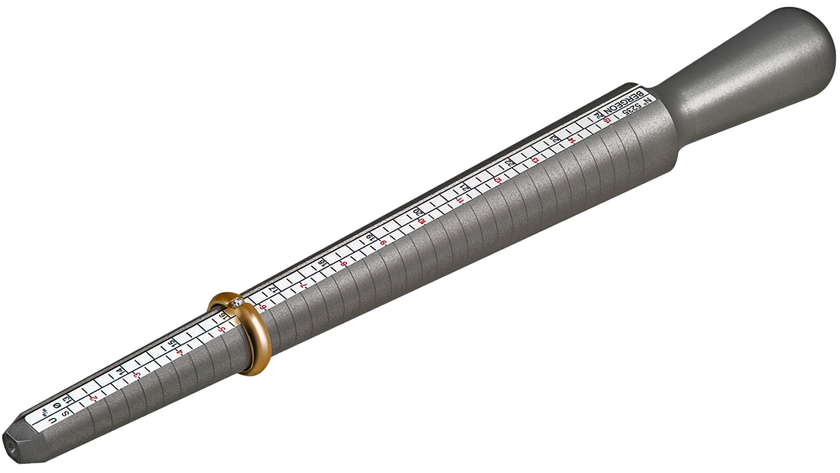 Bergeon 5235 Ringstock, Aluminium, FR, US, Ø, Umfang