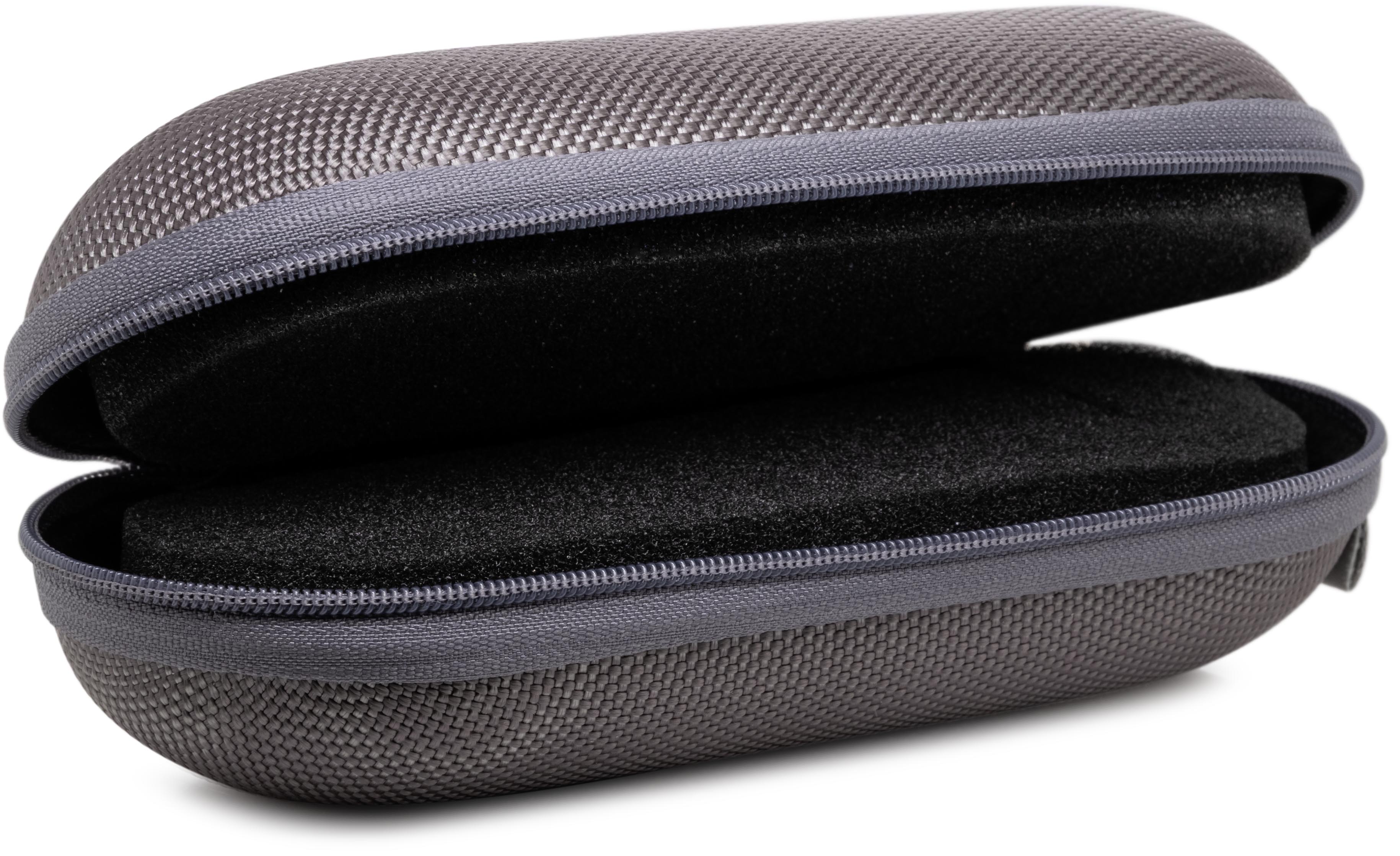 Watch Box Uhrenetui, Hardcase, Design-Nylon, grau