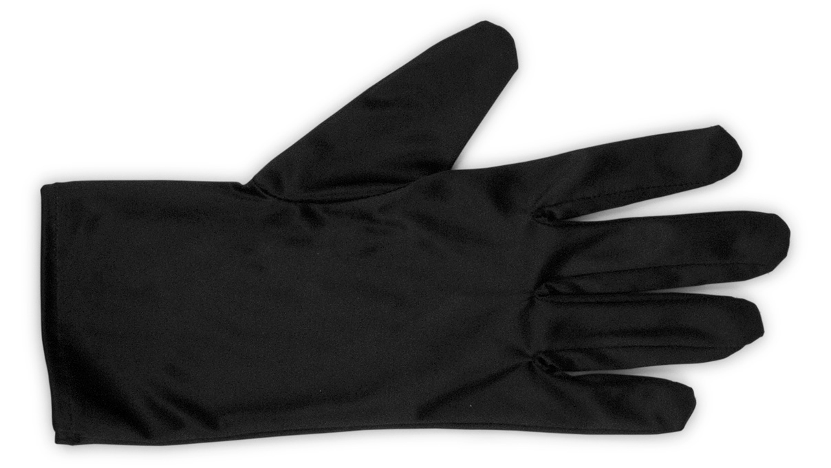 Heli Präsentationshandschuhe, Mikrofaser, schwarz, Größe L, 1 Paar