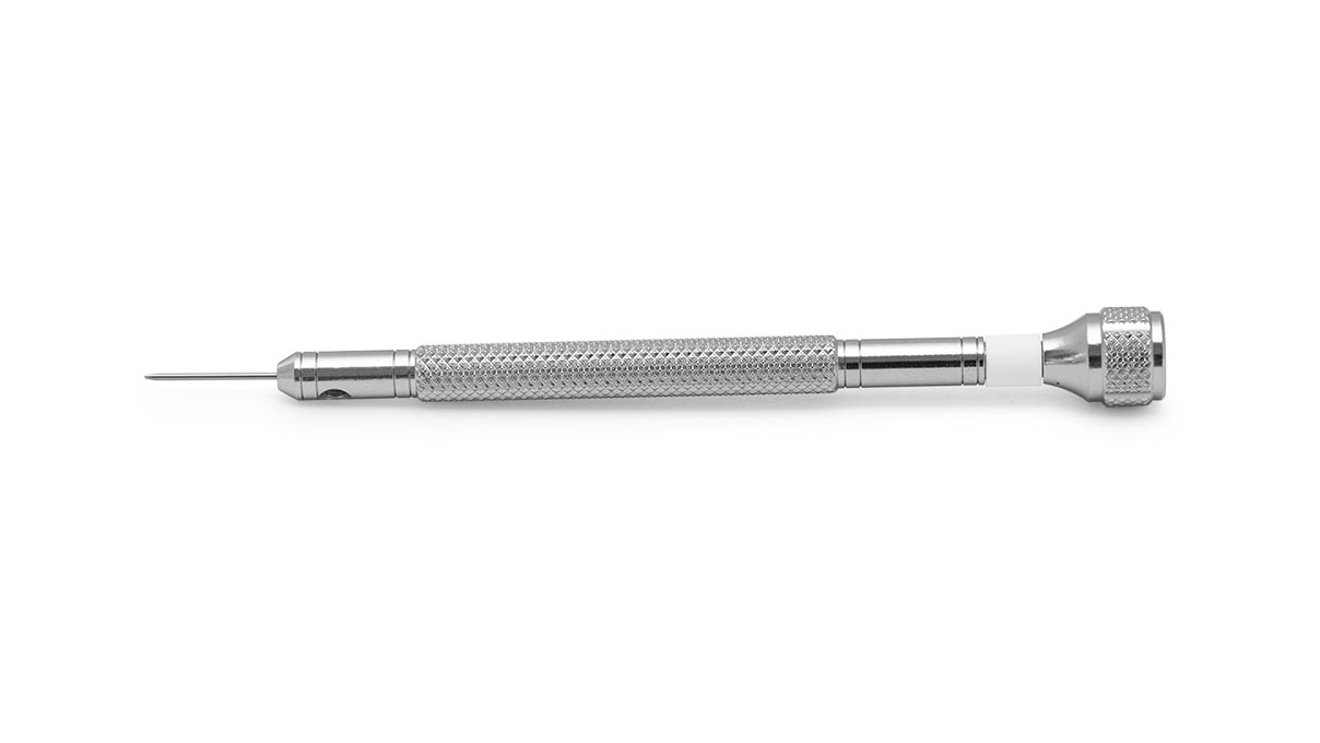 Bergeon 30080-02 screwdriver, blade 0,6 mm, white