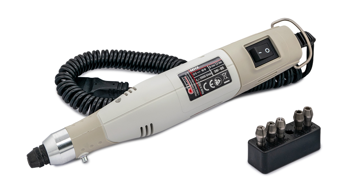 Xenox MHX Motor handpiece with 6 collets