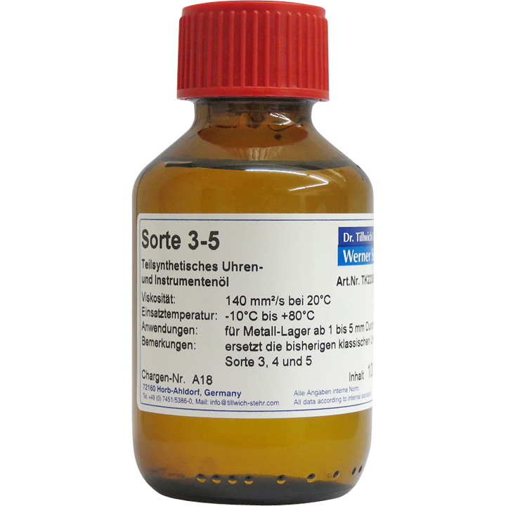 Etsyntha watch oil 3-5, semi-synthetic, 100 ml