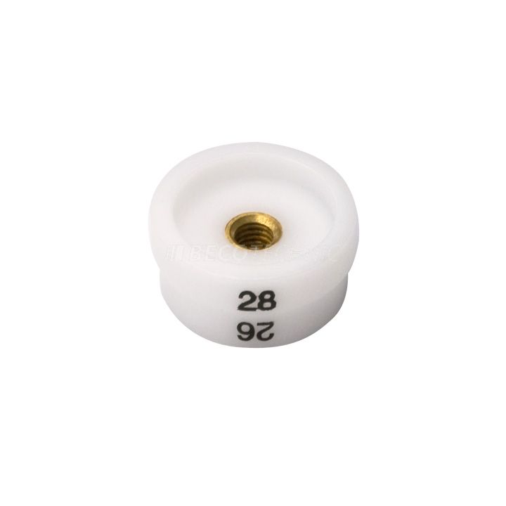 Delrin dies, round shaped size 26-28