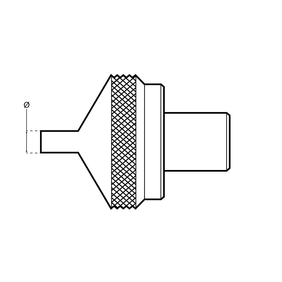 Horia AS 1110 Anvil flat without hole Ø ext. 0.30 mm (A)