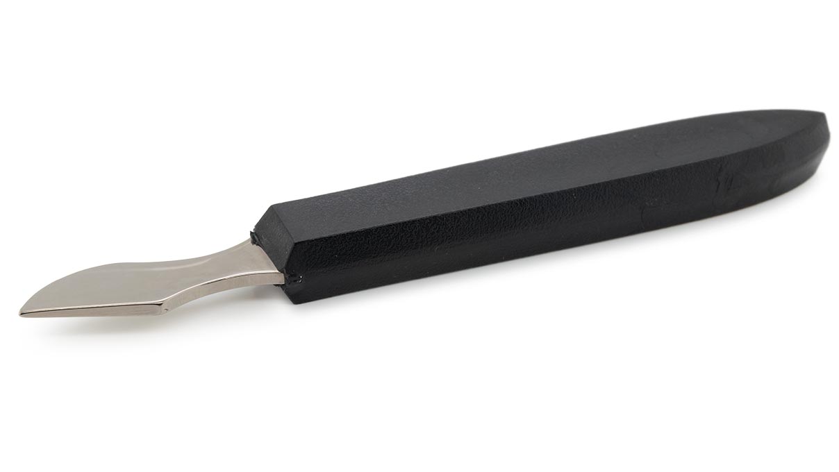 Case Opening Knife, Black Plastic Handle