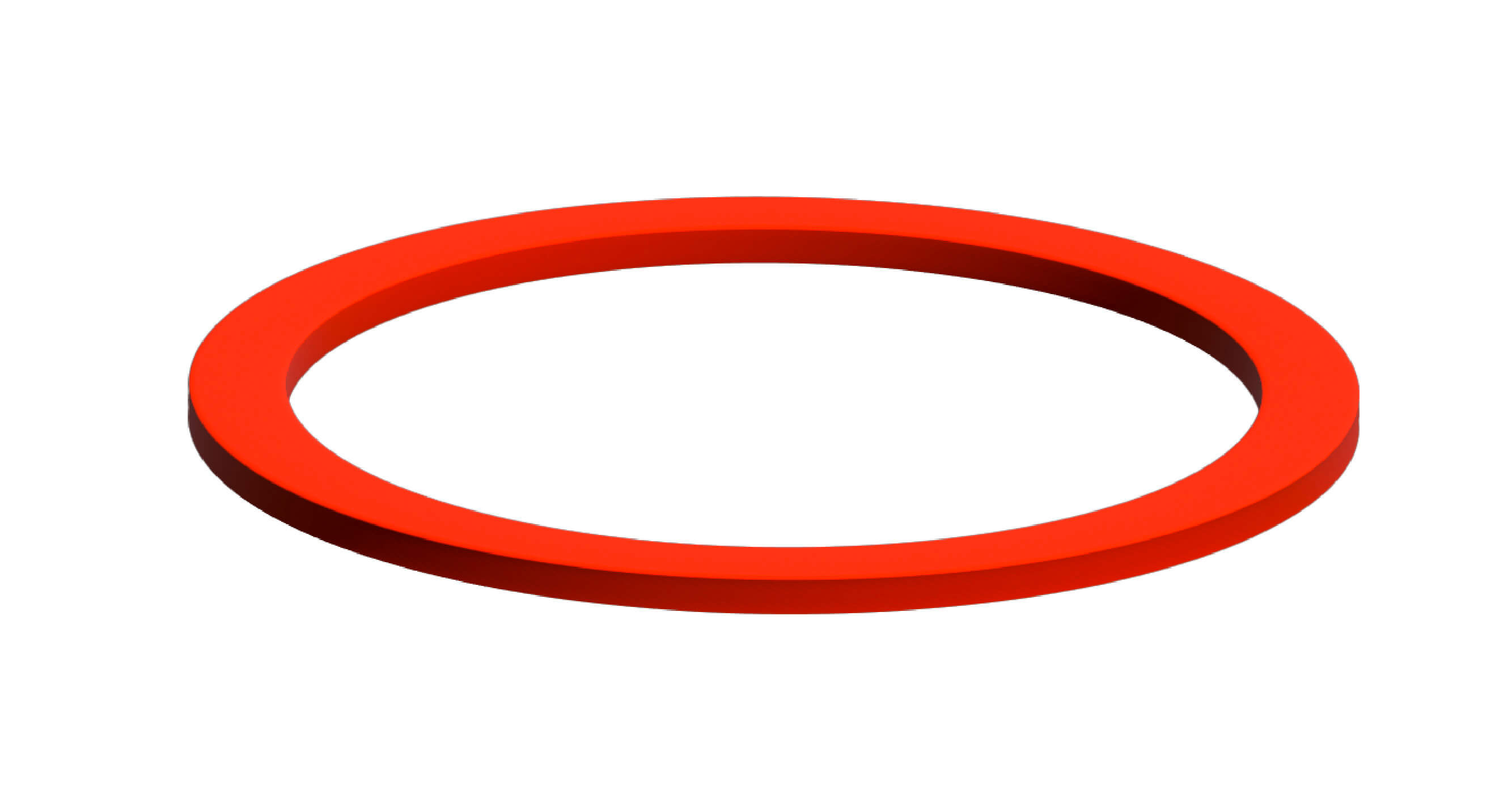 Gasget for flasks with Ø 100 mm, silicone