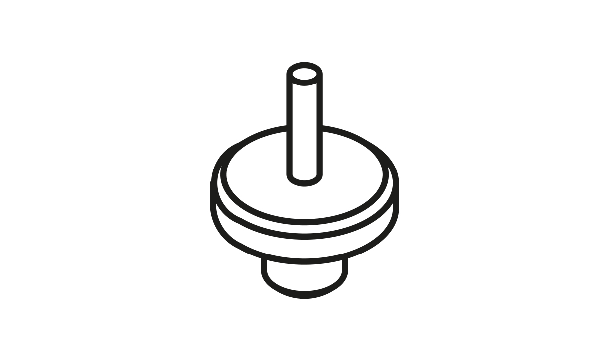 Bergeon 15285-T25 Stake for removing screws, Ø 1,5 mm, hardened steel