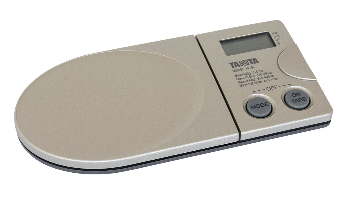 Tanita 1479S/300 pocket scale up to 300 g, gold colours