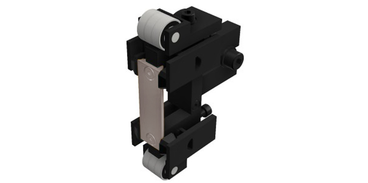 Austauschbare Stützplatte C501-LA-10, gehärteter Stahl, Breite 10 mm Austauschbare Stützplatte C501-LA-10, gehärteter Stahl, Breite 10 mm
