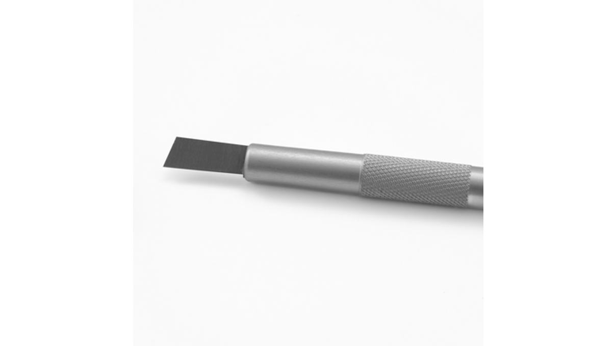 Bergeon 2931 hand graver in hard metal Widia, width 6 mm, thickness: 5 mm