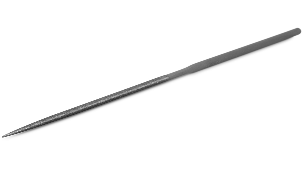 Diamond-needle-file, crossing, grain D 91, coating 70 mm, length 140 mm