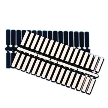 Jeu de 32 poutres 16 mm, noire