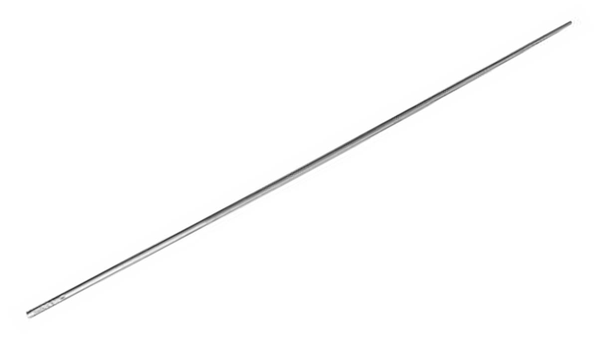 Dick dial file, round, Ø 1 mm, length 50 mm, cut 3
