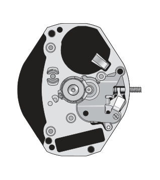 AU-Werk ETA 902.505 H1 6 3/4 x 8''' SS Quarz (364 | SR621SW)