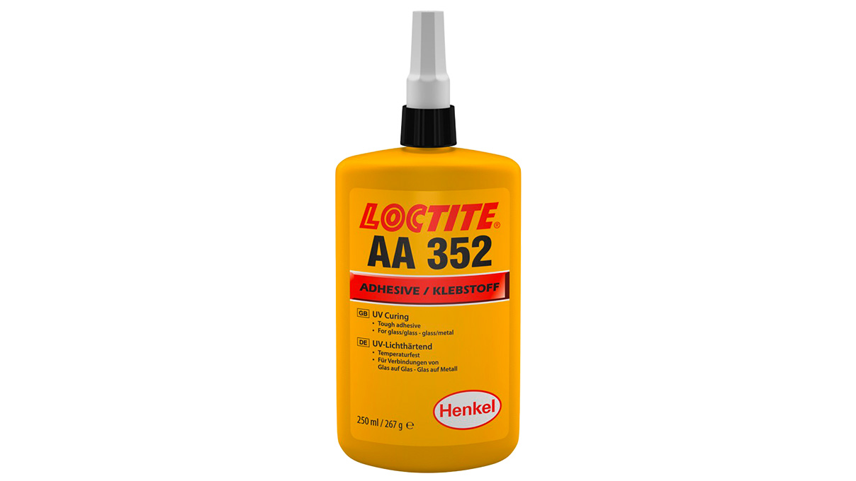 Loctite AA 352 light cure adhesive, 250 ml