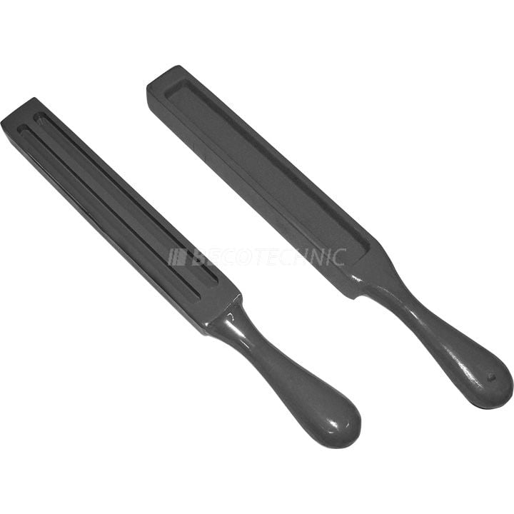 Gusseisen-Masselformen mit eingefrästen Rillen