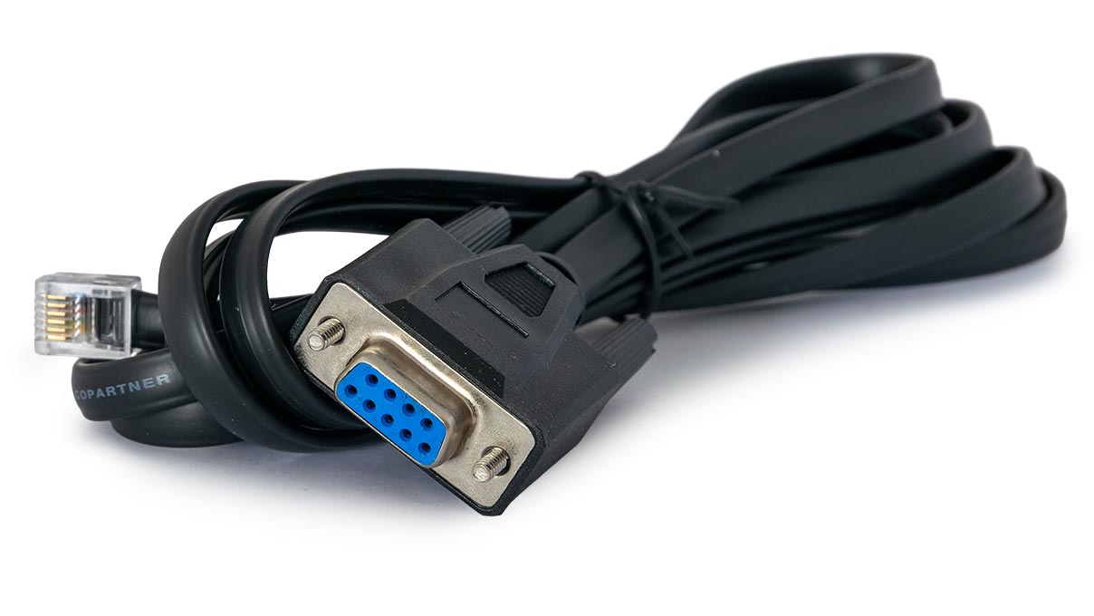 Data cable for Martel printers, RJ12 to RS232