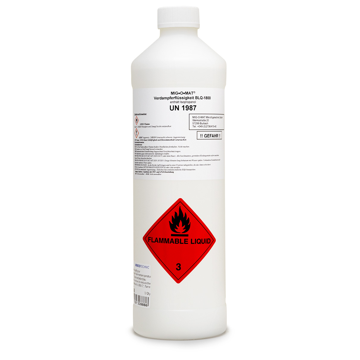 Booster liquid BLQ 1800, non-toxic, 1 l